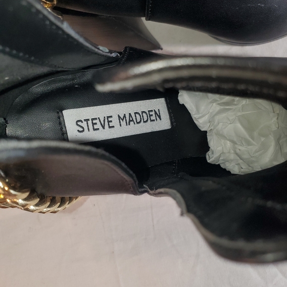 Revolve Steve Madden Women's Size 6 Black Tranquil Ankle Boots New - Picture 6 of 6